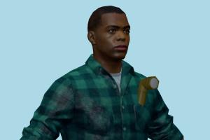 Tyrone Resident-Evil, RE, resident, evil, man, male, people, human, xna, characters, rigged