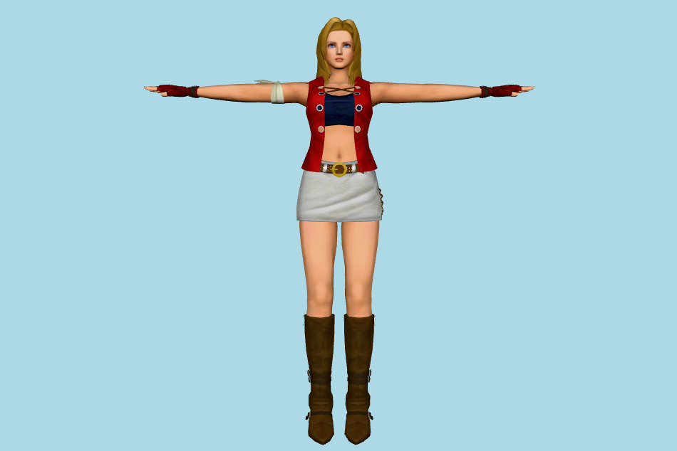 Dead or Alive 5 - Dimensions - Tina Armstrong 3d model