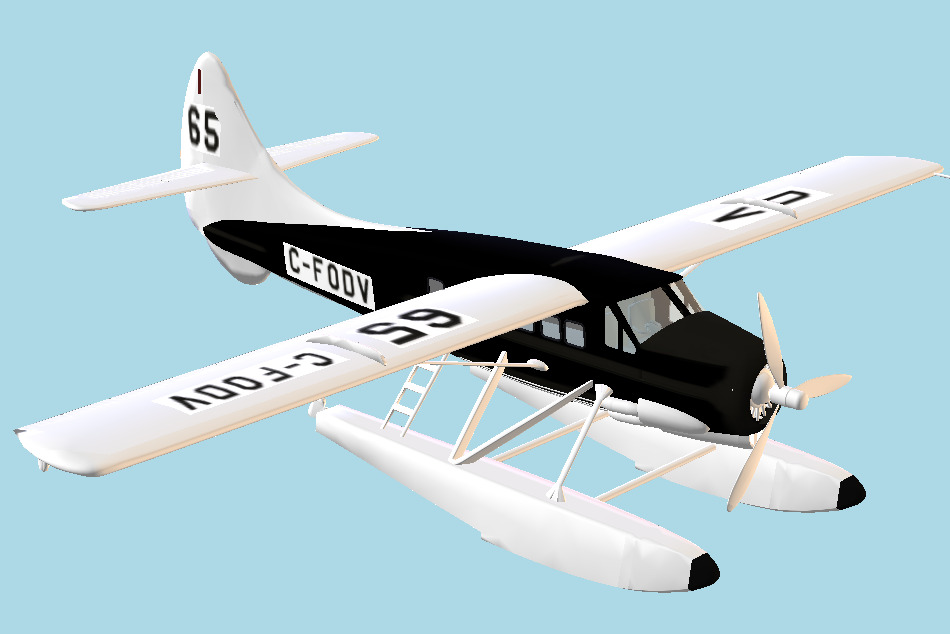 De Havilland Canada DHC-3 Otter STOL Utility Transport 3d model
