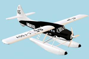 Water Plane waterplane, water-plane, aircraft, airplane, plane, craft, air, vessel