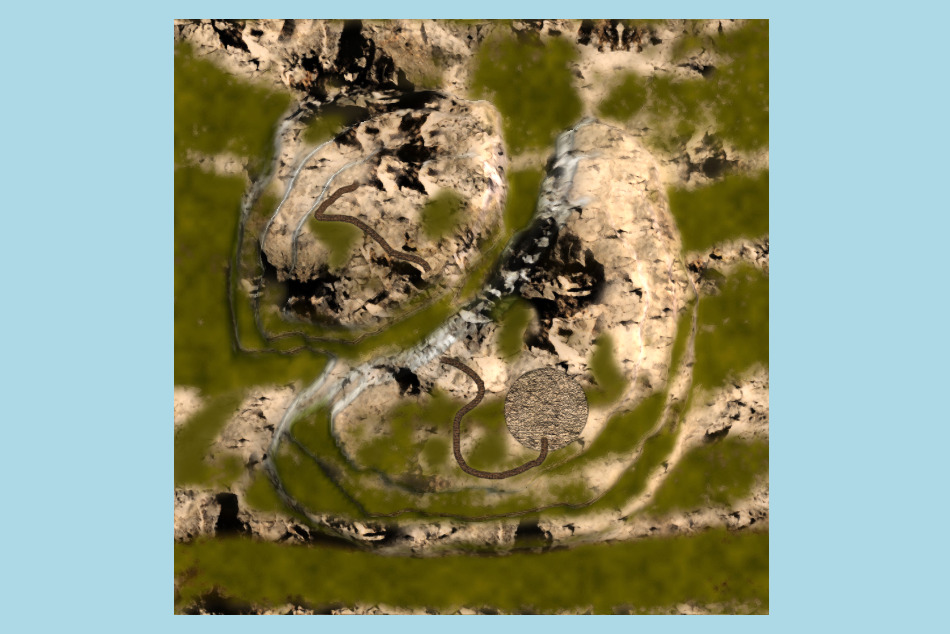 Terrain 3d model