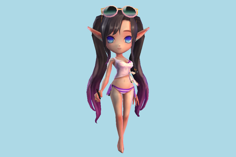 Girl 3d model