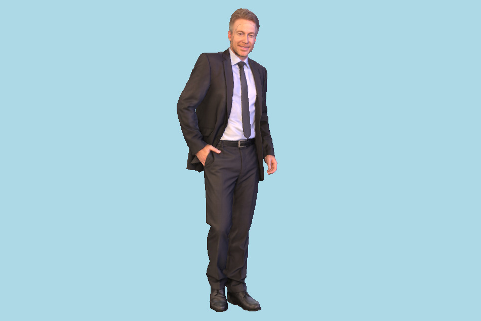 Casual Dennis Business Man 3d model