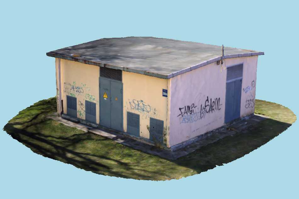 Electricity Building 3d model