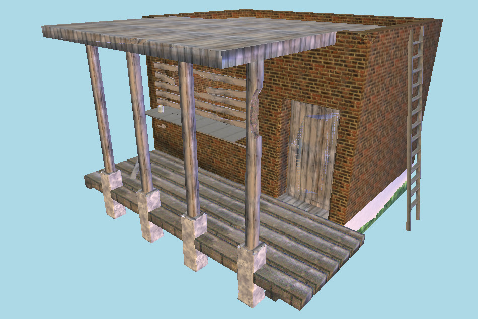 Old House 3d model