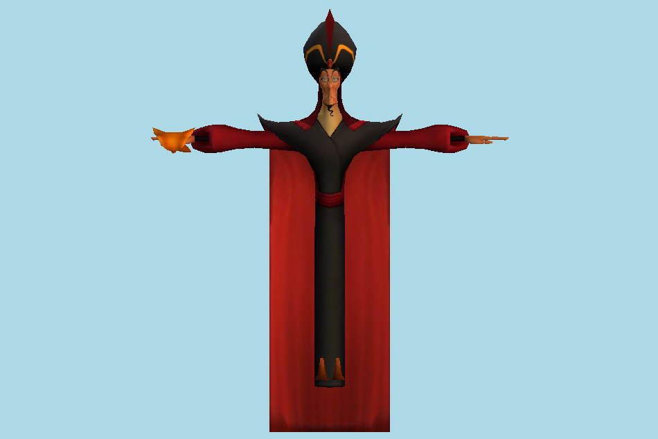 Kingdom Hearts Jafar 3d model