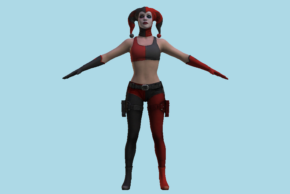 Injustice 2 - Harley Quinn 3d model
