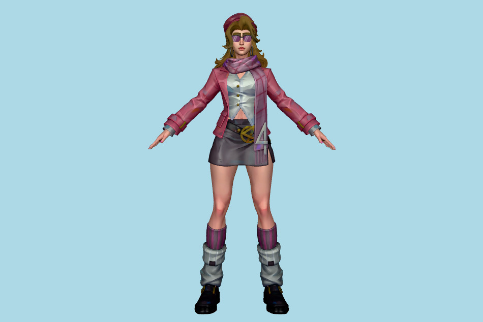 Marvel Rivals - Invisible Woman - The Debater Girl 3d model