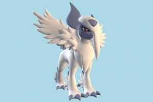 Absol Pokemon, Pokémon, Digimon, dragon, fantasy, animal, animals, cartoon