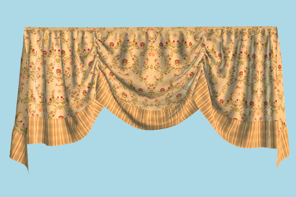 Curtain 3d model