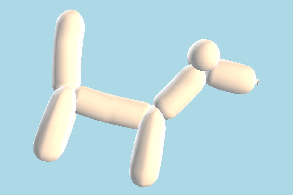 Garry`s Mod Balloon Dog 3d model