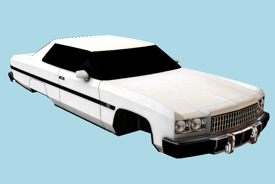 1975 Chevrolet Caprice Classic Car Body 3d model