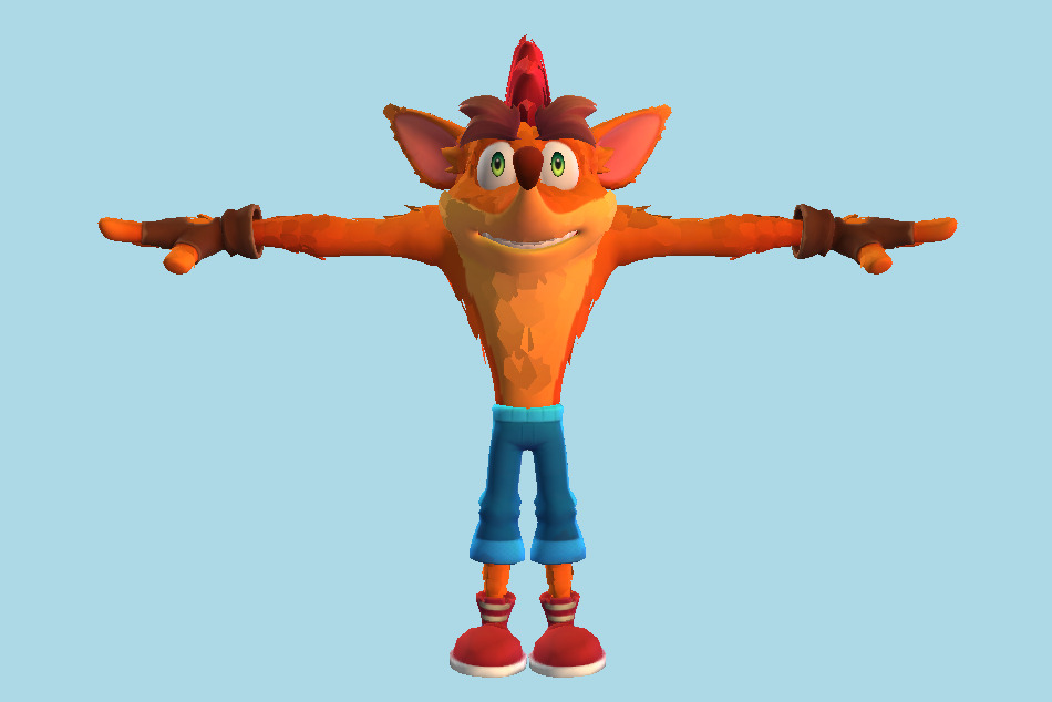 Crash Bandicoot 4 3d model