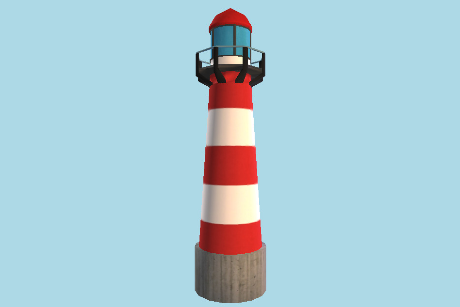 Light House Tower 3d model