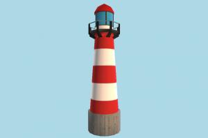 Lighthouse lighthouse, beacon, tower, minaret, house, building, build, light, cartoon