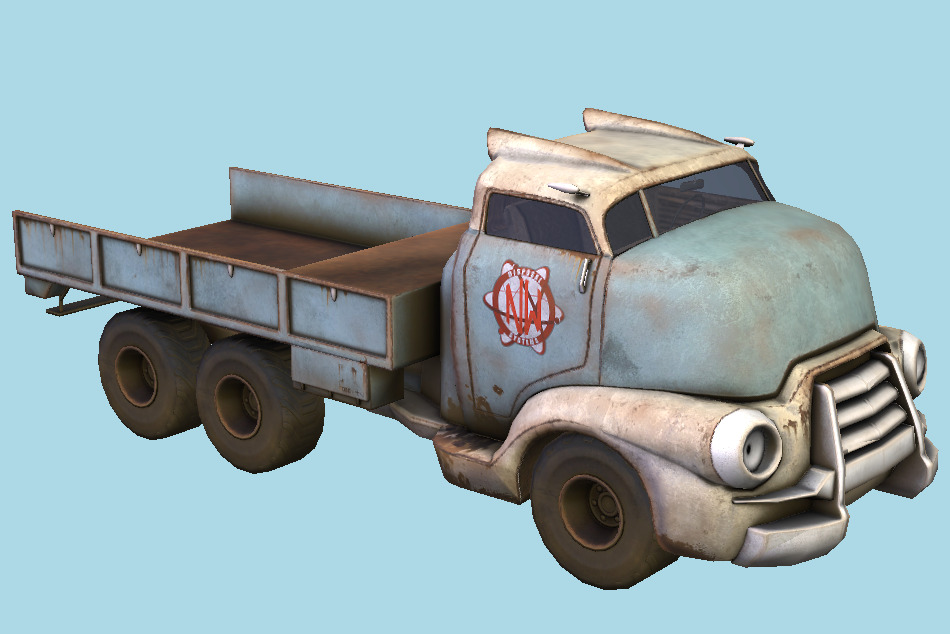 F4NV Heavy Truck 3d model
