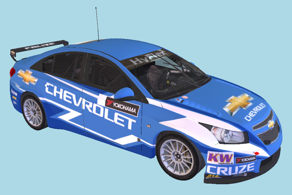 Chevrolet Cruze Car WTCC 3d model