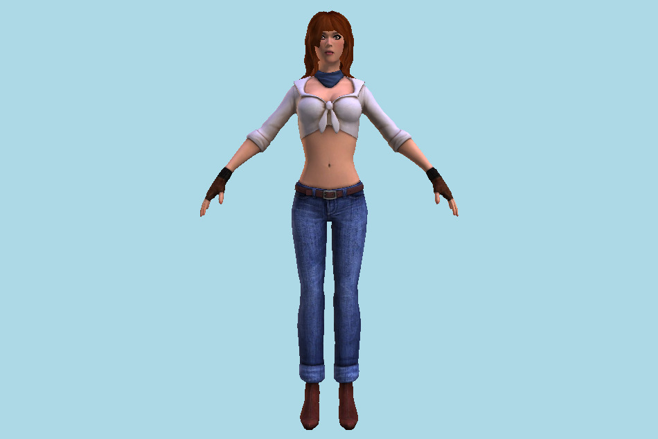 Fireburst - Brooke Girl 3d model
