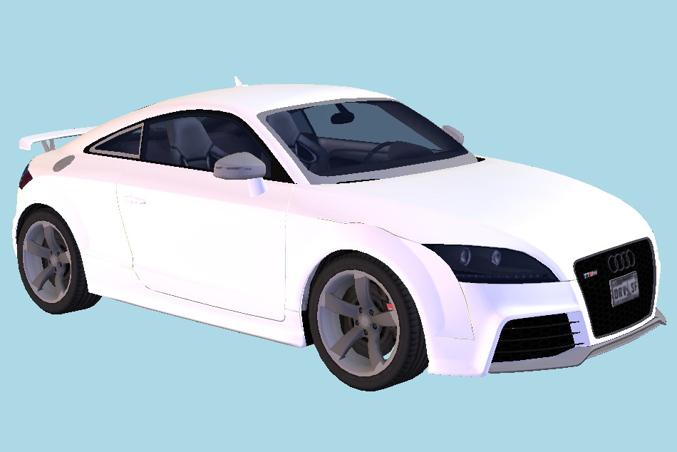 Audi TT RS Coupe 2010 3d model