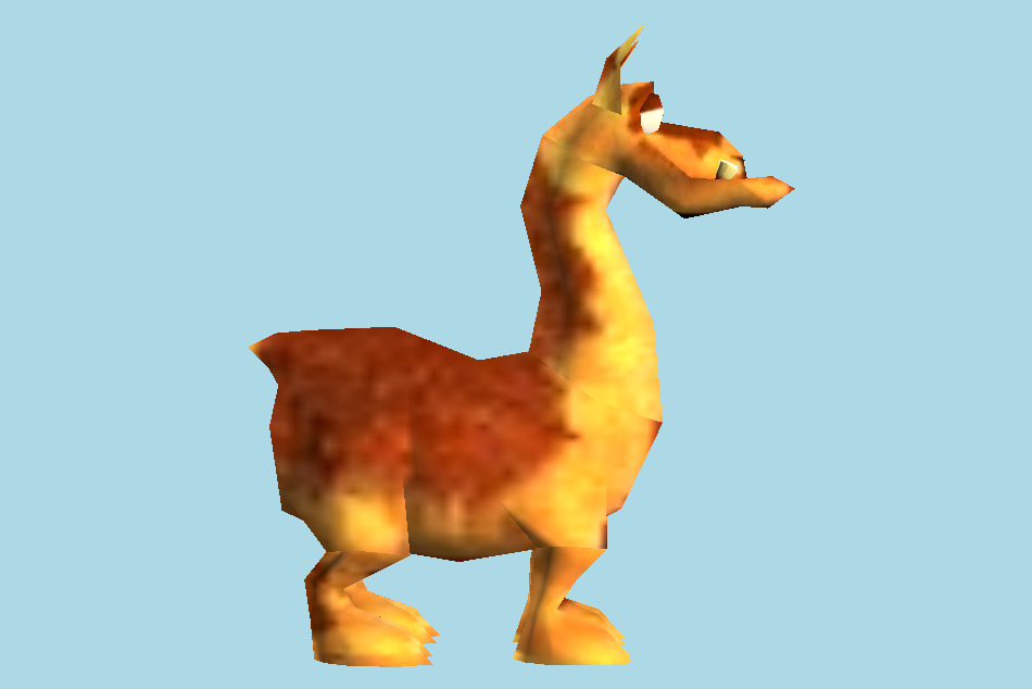 Donkey Kong 64 Llama 3d model