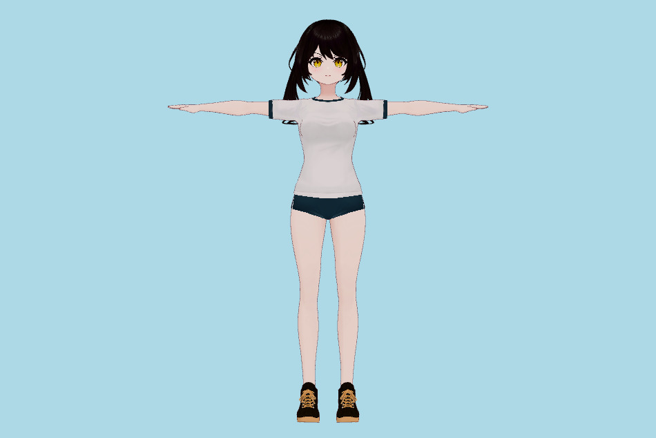 IROHA Girl VRM 3d model