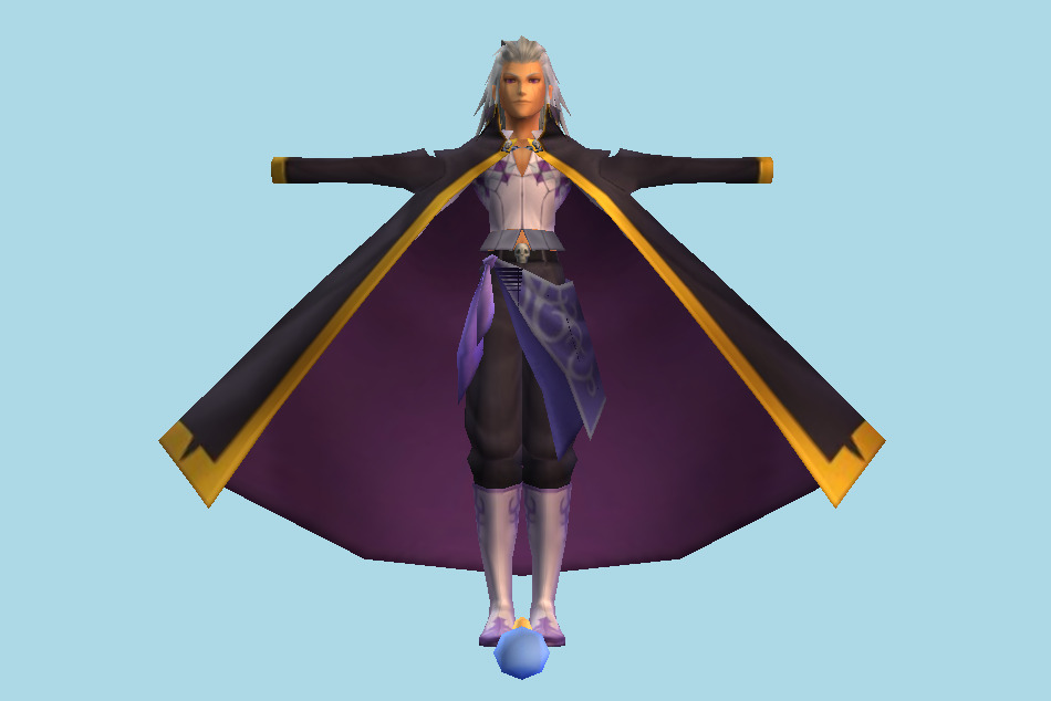 Kingdom Hearts 2 Setzer 3d model