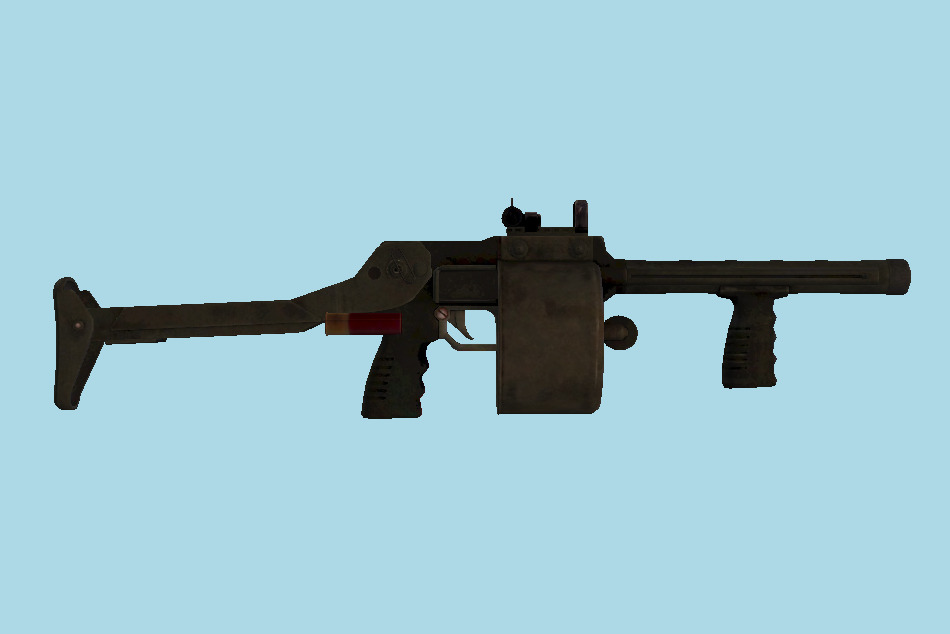 Dao-12 Auto Gun 3d model