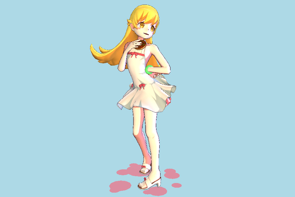Bakemonogatari Oshino Shinobu 3d model