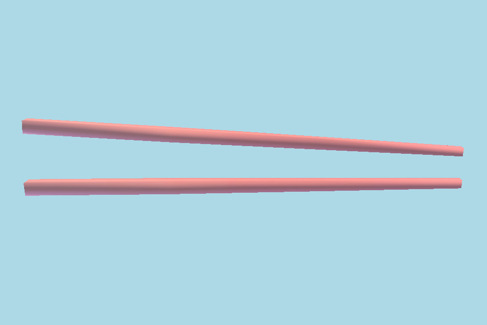 Chop Sticks 3d model