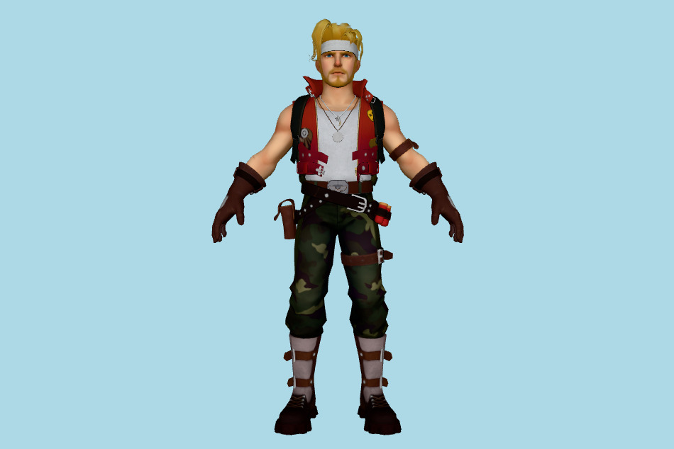 Metal Slug Awakening - Marco Rossi 3d model