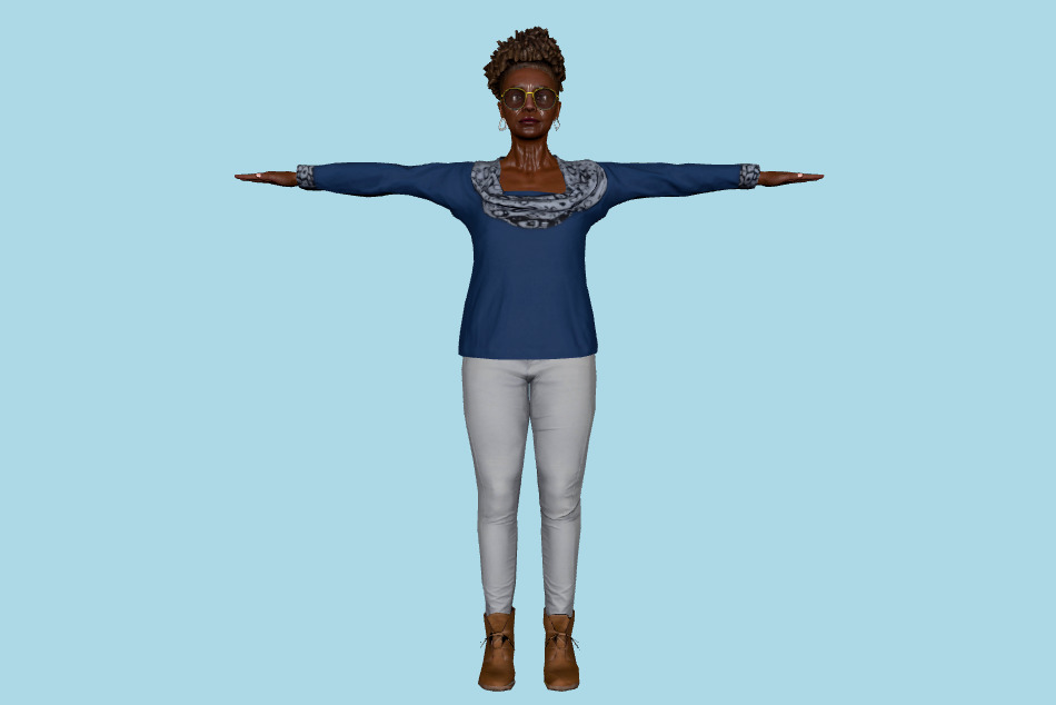 Casual-F-0074 3d model