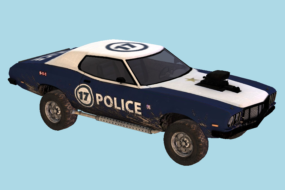 Fireburst - Car 3d model