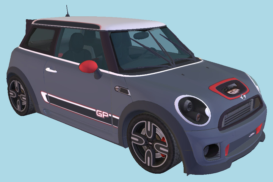 MINI John Cooper Car Works GP R56 2013 3d model