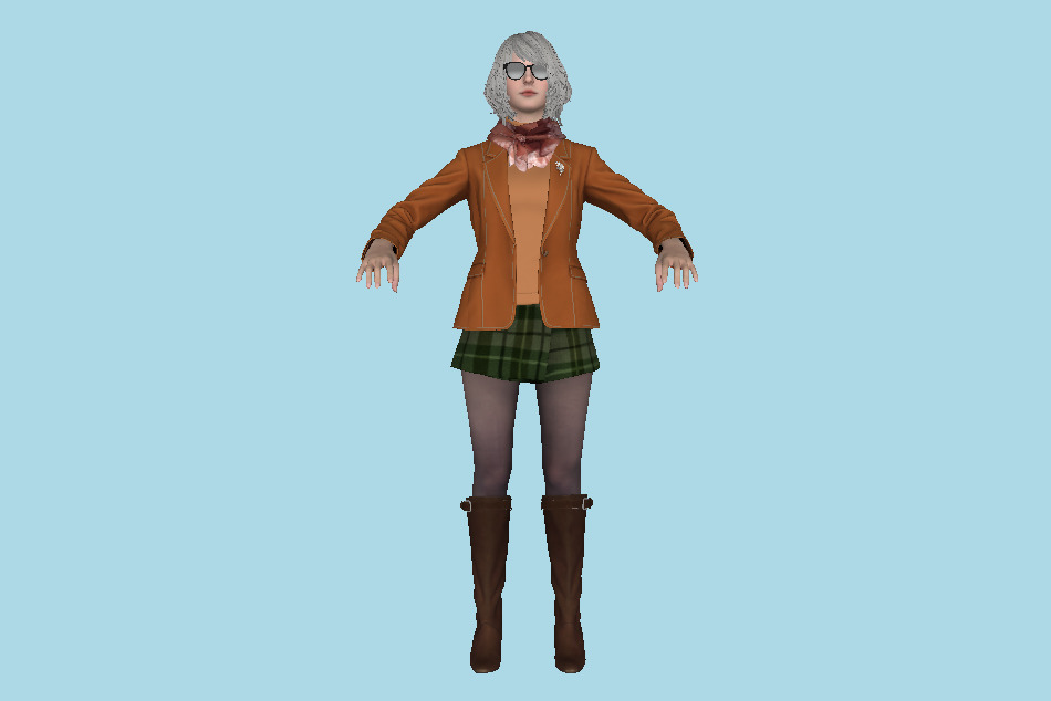 Resident Evil 4 - Ashley Graham 3d model