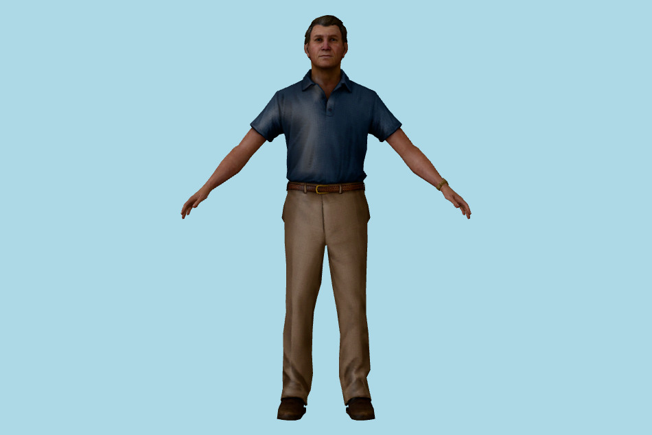 Silent Hill: Shattered Memories - Stewart Family Mike 3d model