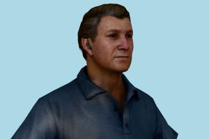 Mike Silent-Hill, man, male, boy, people, human, xna, characters, rigged, 