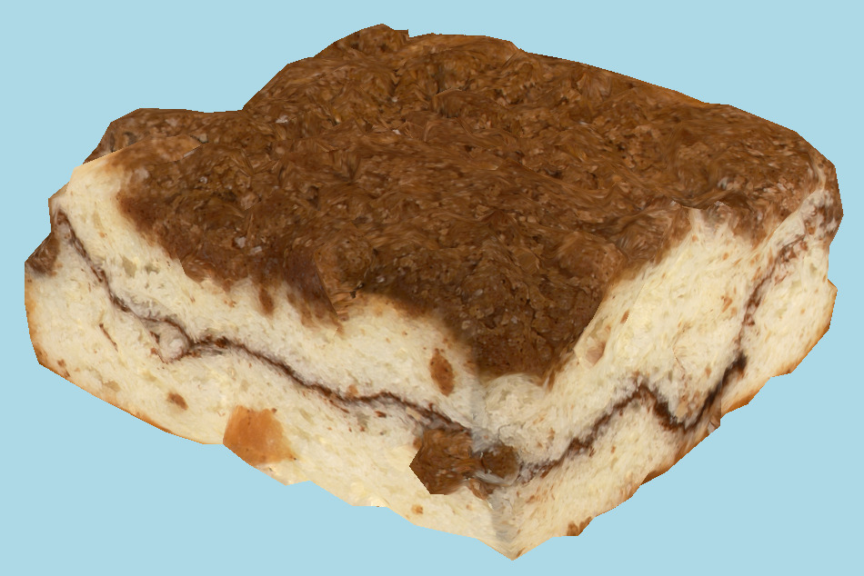 Classic Coffee Cake 3d model