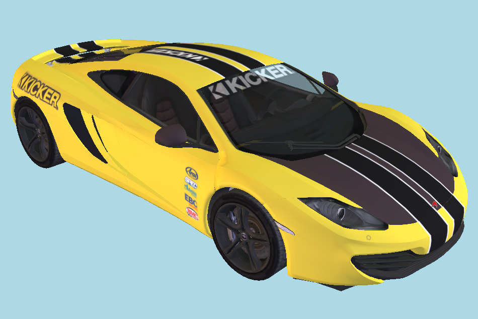 McLaren Car 12C 2013 3d model