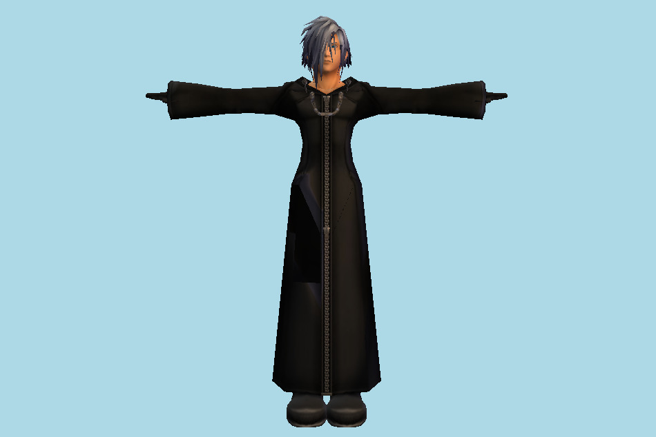 Kingdom Hearts 2 Zexion 3d model