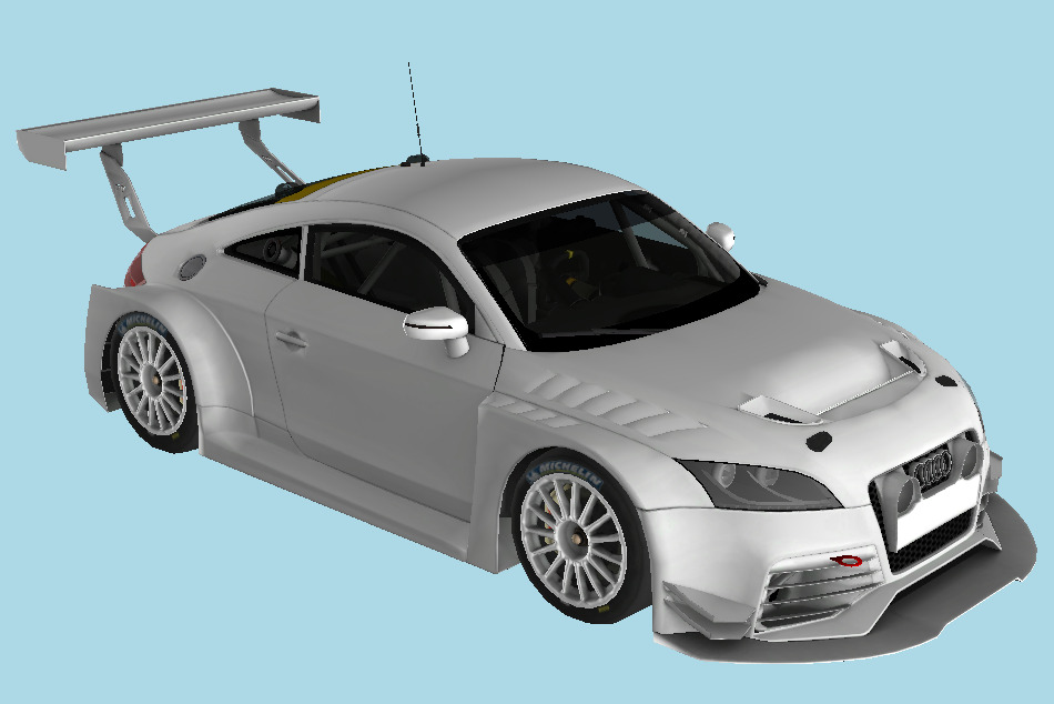 Audi TT RS 2016 VLN (Typ 8J) 3d model