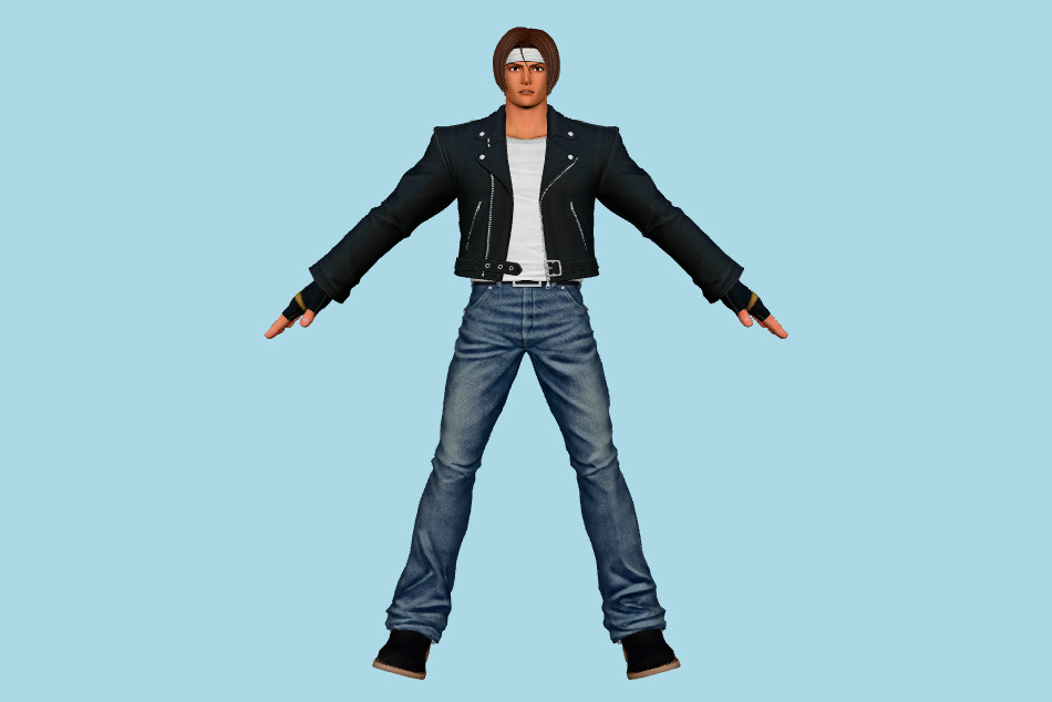 King Of Fighters XV - Kyo Kusanagi 3d model