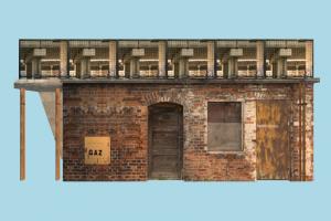 Building house, derelict, home, building, old, build, apartment, flat, residence, domicile, structure