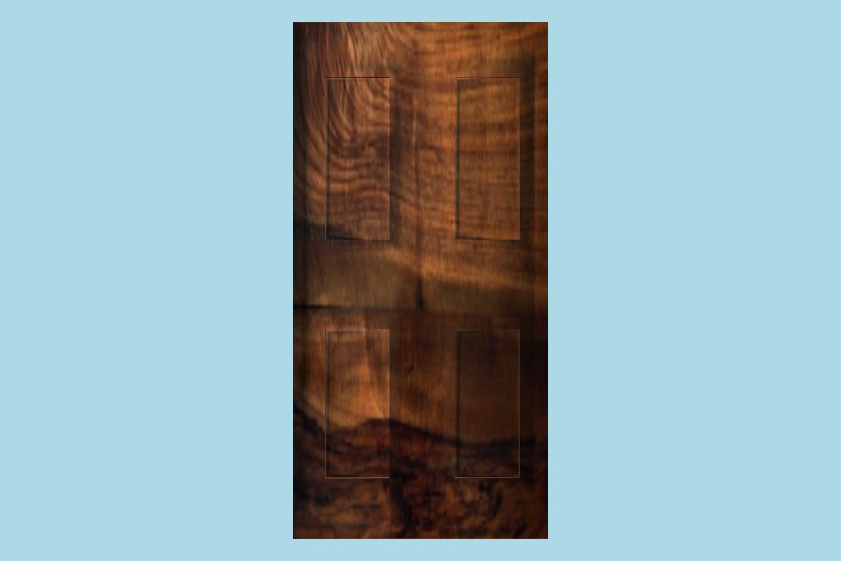 Wooden Door 3d model