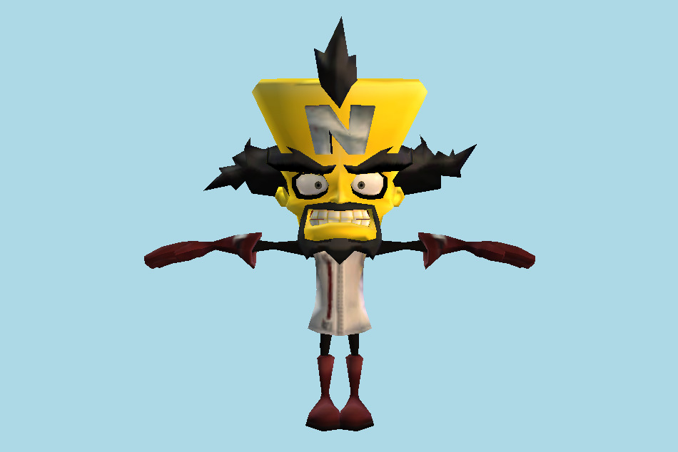 Crash Bandicoot - Neo Cortex 3d model