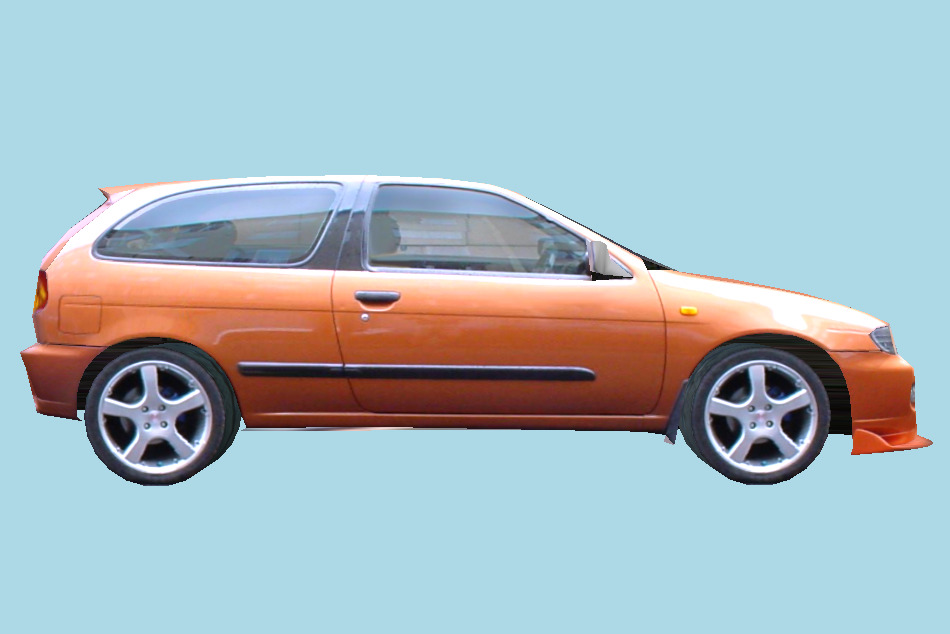Low-poly Car 3d model
