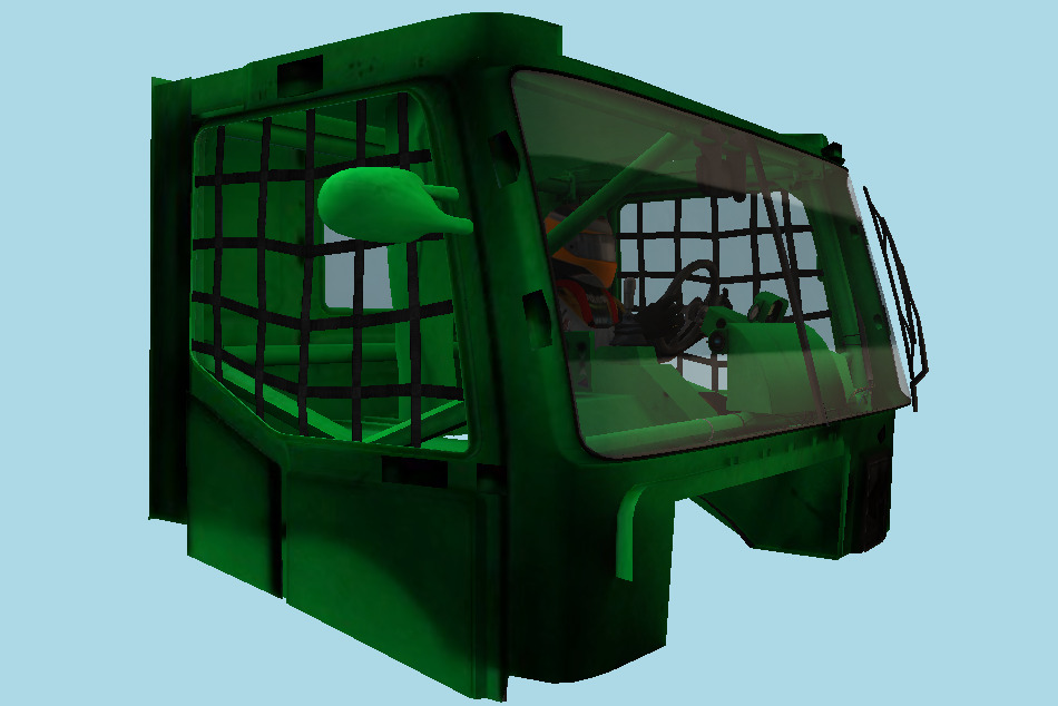 Volvo FH DB Motorsport Interior Truck 3d model