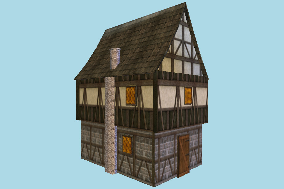 Medieval House 3d model