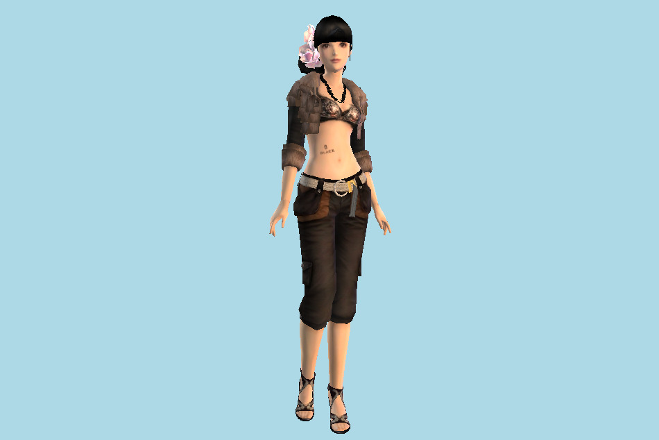 Beautiful Girl 3d model