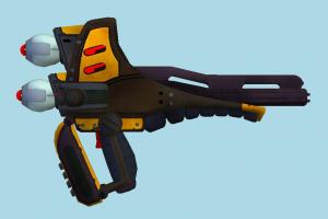 Negotiator auto-gun, handgun, weapon, gun, firearm, arm