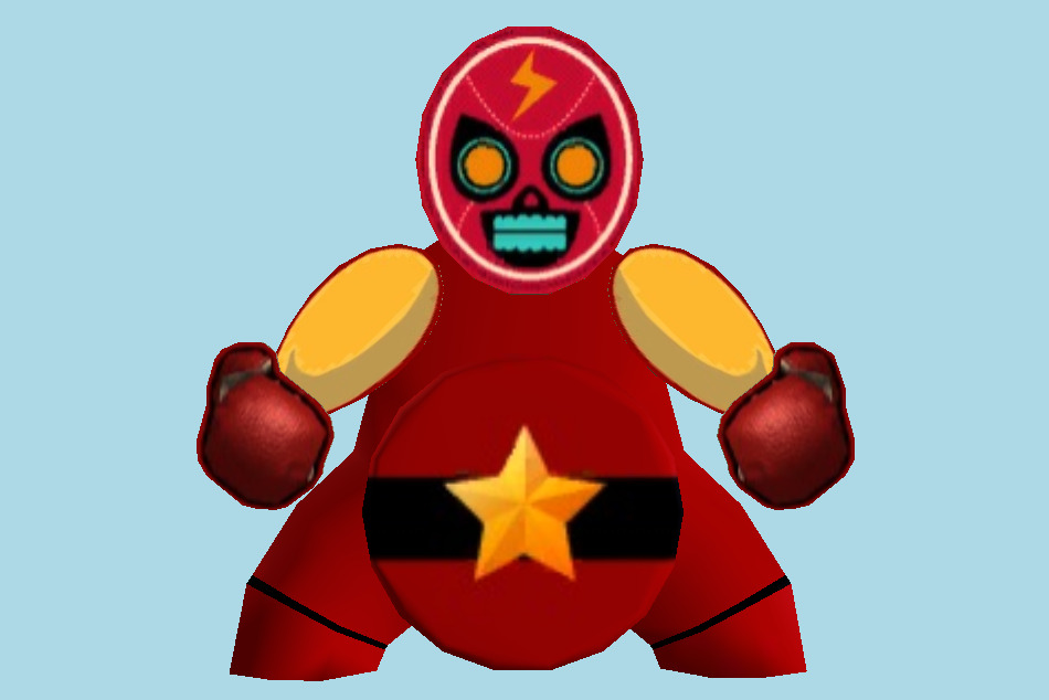 LittleBigPlanet Karting Wrestler 3d model